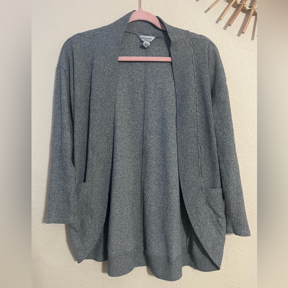 Arizona Open Front Ribbed Cardigan